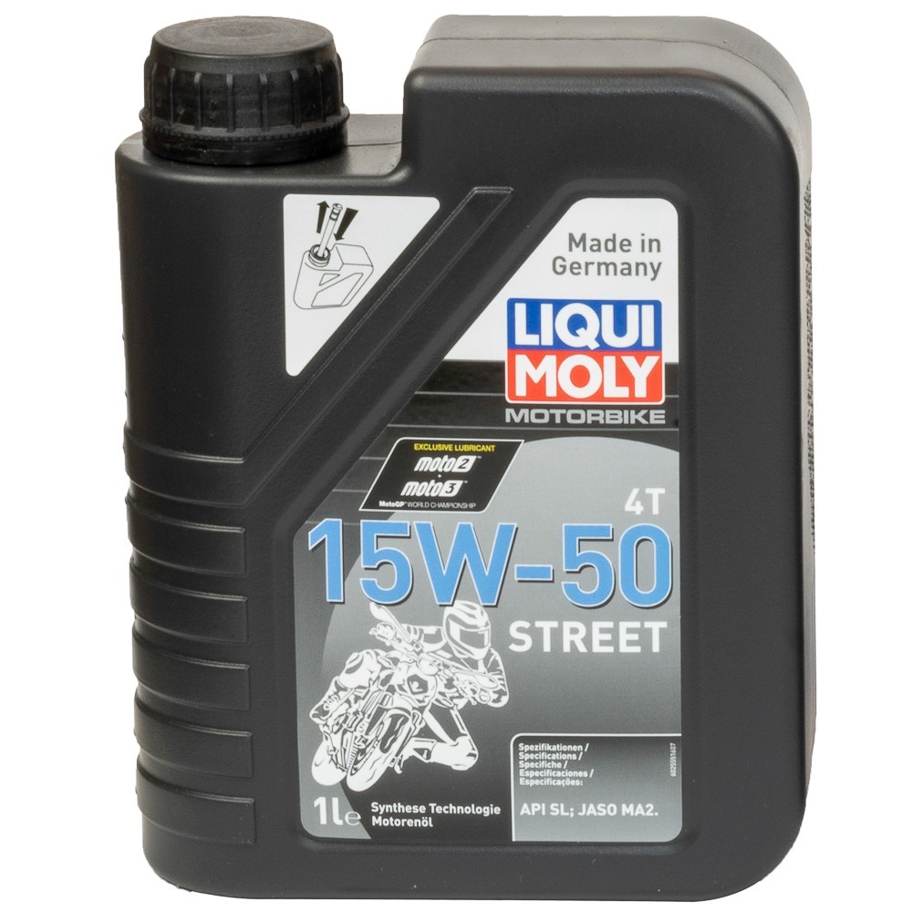 ACEITE LIQUI MOLY 15W50 STREET SEMISINTETICO