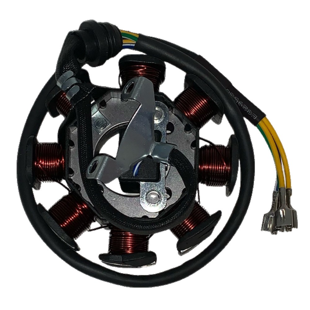 ESTATOR CG 150 / RK 150 8 BOBINAS MONOFASICO 4CABLES