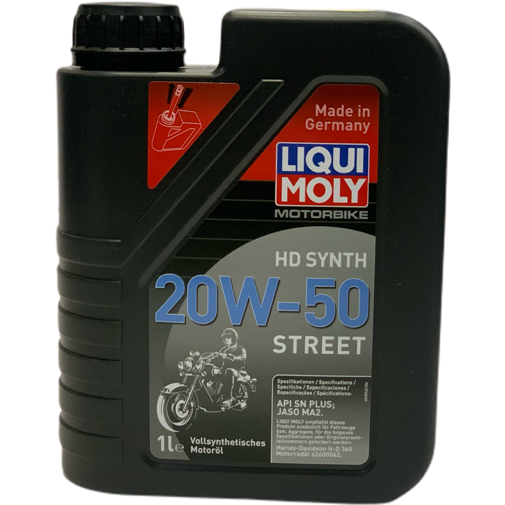 ACEITE LIQUI MOLY 20W50 FULL SINTETICO STREET